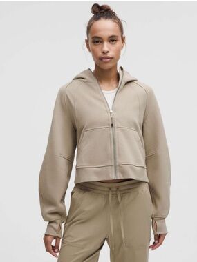 NWT Lululemon Scuba Oversized Full-Zip Hoodie / Sheer Oak
